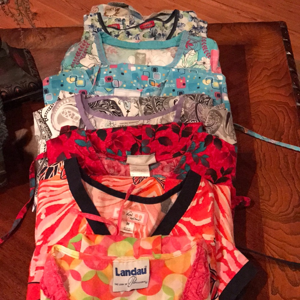 Scrub tops bundle